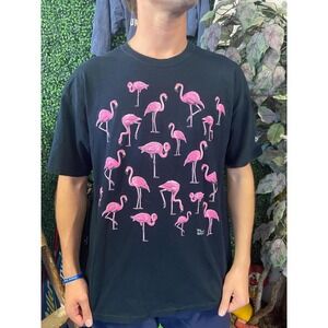 vtg 90s FLAMINGO NATURE ANIMAL Tee Large // vintage South Carolina casual hiking